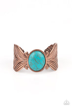 Load image into Gallery viewer, Born to Soar - Copper &amp; Turquoise Bracelet - Sabrinas Bling Collection
