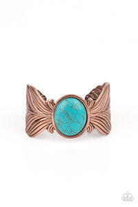 Born to Soar - Copper & Turquoise Bracelet - Sabrinas Bling Collection