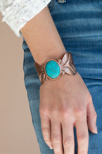 Born to Soar - Copper & Turquoise Bracelet - Sabrinas Bling Collection