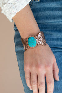 Born to Soar - Copper & Turquoise Bracelet - Sabrinas Bling Collection