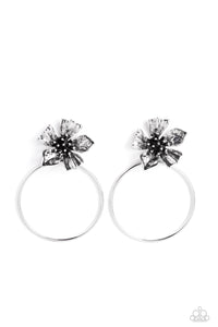 Buttercup Bliss - Silver Flower Earrings - August 2022 Life Of The Party - Sabrina's Bling Collection