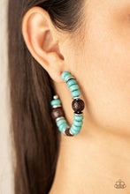 Load image into Gallery viewer, Definitely Down-To-Earth - Blue Earrings - Sabrina&#39;s Bling Collection