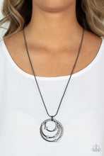 Load image into Gallery viewer, Ecliptic Elegance - Black Necklace - Sabrinas Bling Collection