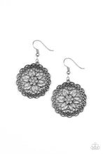 Load image into Gallery viewer, Flower Shop Sparkle - White &amp; Silver Petal Earrings - Sabrina&#39;s Bling Collection