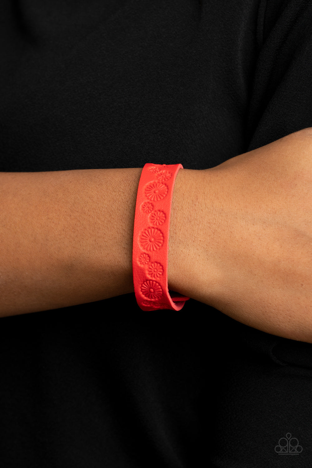 Follow The Wildflowers - Red Bracelet - Sabrina's Bling Collection