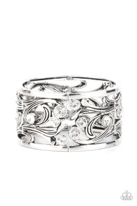 Garden Masquerade - White Bracelet - Sabrina's Bling Collection
