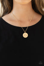 Load image into Gallery viewer, Give Thanks - Gold Necklace - Sabrina&#39;s Bling Collection