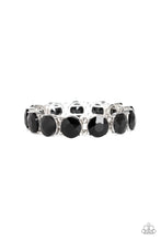 Load image into Gallery viewer, Glitzy Glamorous - Black Bracelet Paparazzi Jewelry - Sabrina&#39;s Bling Collection