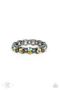 Glitzy Glamorous - Multi Oil Spill Bracelet - Sabrinas Bling Collection