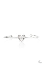 Load image into Gallery viewer, Heart of Ice - White Heart Bracelet - Sabrina&#39;s Bling Collection