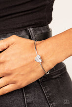Load image into Gallery viewer, Heart of Ice - White Heart Bracelet - Sabrina&#39;s Bling Collection
