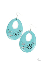 Load image into Gallery viewer, Home TWEET Home - Blue Turquoise Bird Earrings - Sabrina&#39;s Bling Collection