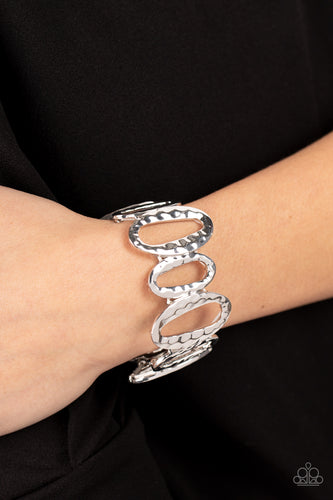 Homestead Heirloom - Silver Hammered Bracelet - Sabrina's Bling Collection