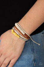 Load image into Gallery viewer, Keep At ROAM Temperature - Yellow Bracelet - Sabrina&#39;s Bling Collection