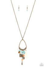 Load image into Gallery viewer, Listen to Your Soul - Brass Charm Necklace - Paparazzi Accessories