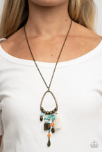 Load image into Gallery viewer, Listen to Your Soul - Brass Charm Necklace - Paparazzi Accessories