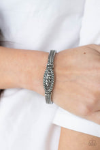 Load image into Gallery viewer, Locked in Luster - Silver Bracelet - Sabrina&#39;s Bling Collection