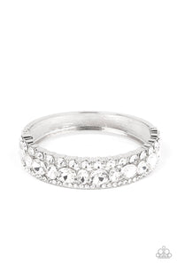 Mega Megawatt - White Rhinestone Bracelet - Life Of The Party February 2022 - Sabrina's Bling Collection