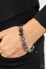 Load image into Gallery viewer, Mega Metamorphic - Multi Lava &amp; Oil Spill Bracelet - Sabrina&#39;s Bling Collection