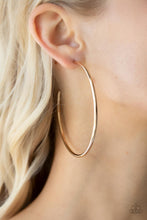 Load image into Gallery viewer, Mega Metro - Gold Hoop Earrings - Sabrina&#39;s Bling Collection