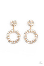 Load image into Gallery viewer, Party Ensemble - Gold Earrings - Sabrina&#39;s Bling Collection