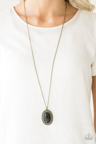 Practical Prairie - Brass Necklace - Sabrina's Bling Collection