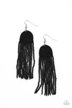 Load image into Gallery viewer, Right as RAINBOW - Black Seed Bead Earrings - Sabrinas Bling Collection