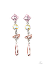 Load image into Gallery viewer, Rock Candy Elegance - Pink Earrings - Sabrina&#39;s Bling Collection