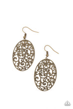 Load image into Gallery viewer, Secret Orchards - Brass Filigree Earrings - Sabrina&#39;s Bling Collection