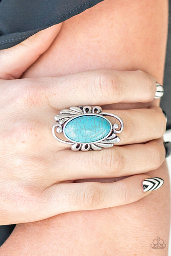 Sedona Sunset - Blue Paparazzi Jewelry Ring - Sabrina's Bling Collection