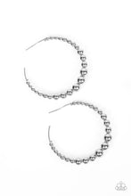 Load image into Gallery viewer, Show Off Your Curves - Silver Hoop Earrings - Sabrinas Bling Collection