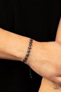 Slide On Over - Black Snake Chain Bracelet - Sabrina's Bling Collection