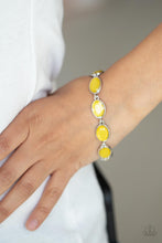 Load image into Gallery viewer, Smooth Move - Yellow Bracelet - Sabrina&#39;s Bling Collection