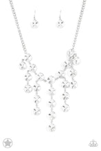 Load image into Gallery viewer, Spotlight Stunner - White Blockbuster Necklace - Sabrina&#39;s Bling Collection