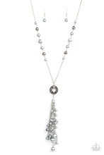 Load image into Gallery viewer, Tasseled Treasure - Silver Necklace - Sabrina&#39;s Bling Collection