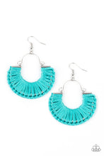 Load image into Gallery viewer, Threadbare Beauty - Blue Earrings - Sabrina&#39;s Bling Collection