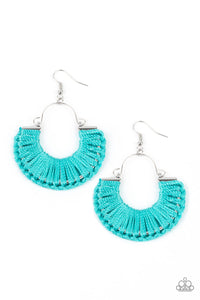 Threadbare Beauty - Blue Earrings - Sabrina's Bling Collection