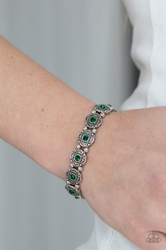 Trés Magnifique - Green Bracelet - Sabrina's Bling Collection
