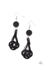 Load image into Gallery viewer, Twisted Torrents - Black Earrings - Sabrina's Bling Collection