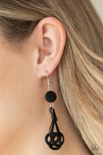 Load image into Gallery viewer, Twisted Torrents - Black Earrings - Sabrina's Bling Collection