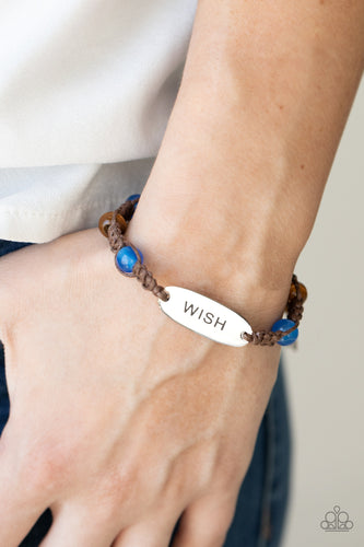 WISH This Way - Blue Bracelet - Sabrina's Bling Collection