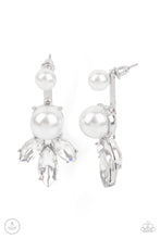 Load image into Gallery viewer, Extra Elite - White Earrings Paparazzi Accessories - Sabrina&#39;s Bling Collection
