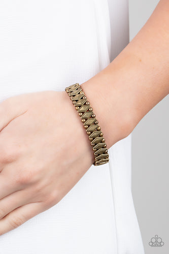 Abstract Advisory - Brass Bracelet - Sabrina's Bling Collection