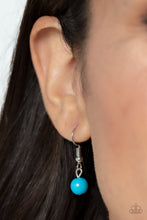 Load image into Gallery viewer, All Across the GLOBETROTTER - Blue Teardrop Necklace - Sabrina&#39;s Bling Collection