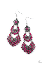 Load image into Gallery viewer, All For The GLAM - Pink Earrings - Sabrina&#39;s Bling Collection