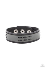 Load image into Gallery viewer, Blaze A Trail - Black Bracelet - Sabrina&#39;s Bling Collection