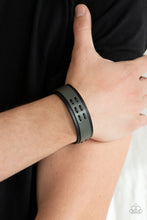 Load image into Gallery viewer, Blaze A Trail - Black Bracelet - Sabrina&#39;s Bling Collection