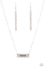 Load image into Gallery viewer, Blessed Mama - Silver &quot;Mama&quot; Necklace - Sabrina&#39;s Bling Collection