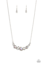 Load image into Gallery viewer, Celestial Cadence - Multi Oil Spill Rhinestone Necklace - Sabrina&#39;s Bling Collection