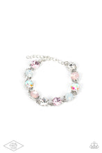 Load image into Gallery viewer, Celestial Couture - Pink, White &amp; Iridescent Bracelet - Sabrina&#39;s Bling Collection